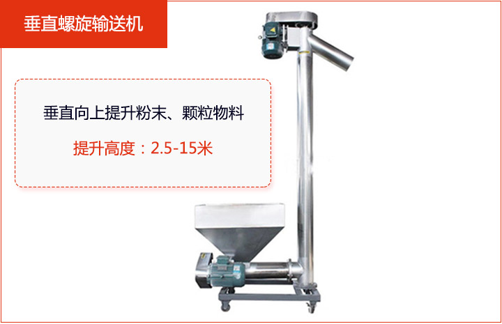 適合垂直或大傾角輸送粉狀、顆粒物料